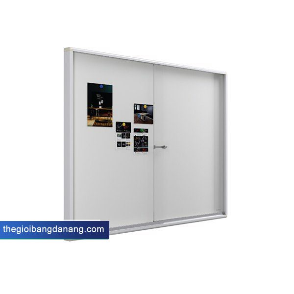 Bảng thông tin treo tường kính lùa