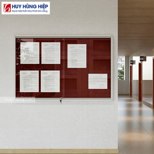 Bảng thông tin treo tường kính lùa - Hình ảnh 2