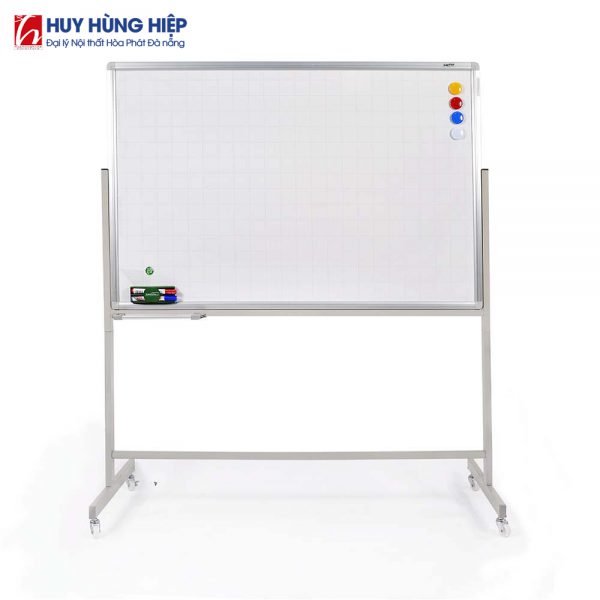 Bảng di động 1 mặt Ceramic trắng