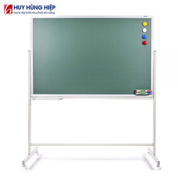 Bảng di động 2 mặt xanh trắng