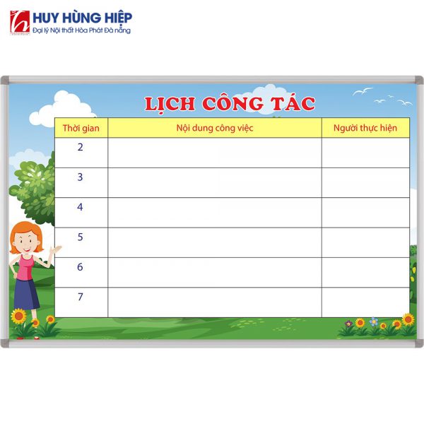 Bảng in PP Nano -Biểu mẫu cho trường học