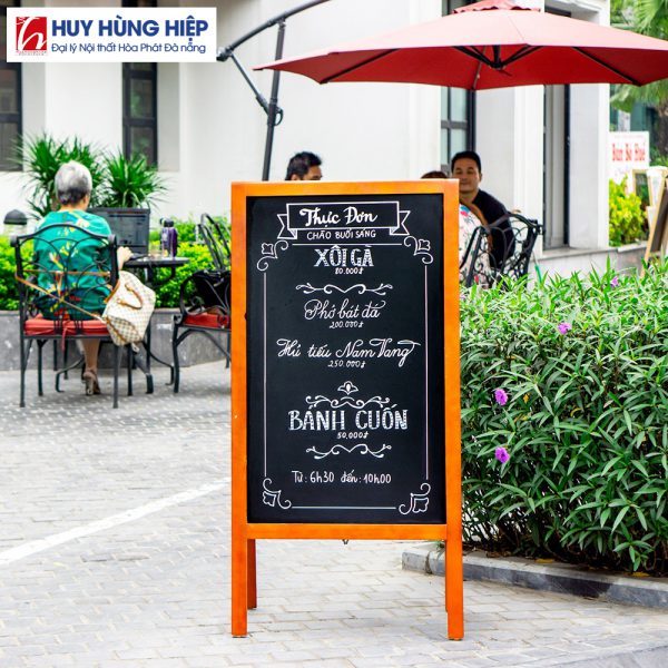 Bảng Menu đứng hai mặt ROMANA - Hình ảnh 2