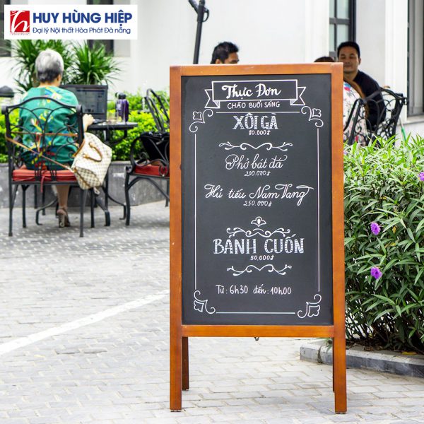 Bảng Menu đứng hai mặt ROMANA - Hình ảnh 3
