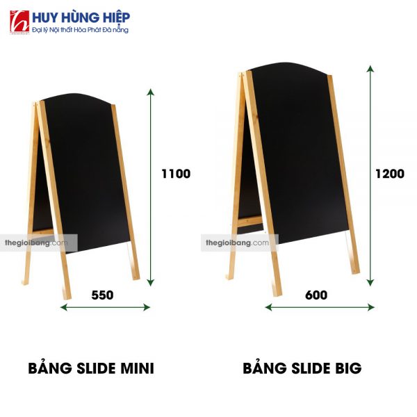 Bảng Menu đứng hai mặt SLIDE MINI - Hình ảnh 2