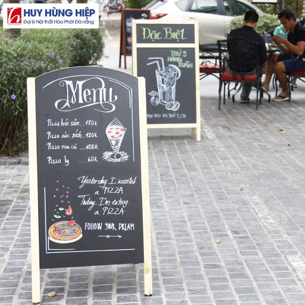 Bảng Menu hai mặt đứng SLIDE BIG - Hình ảnh 3