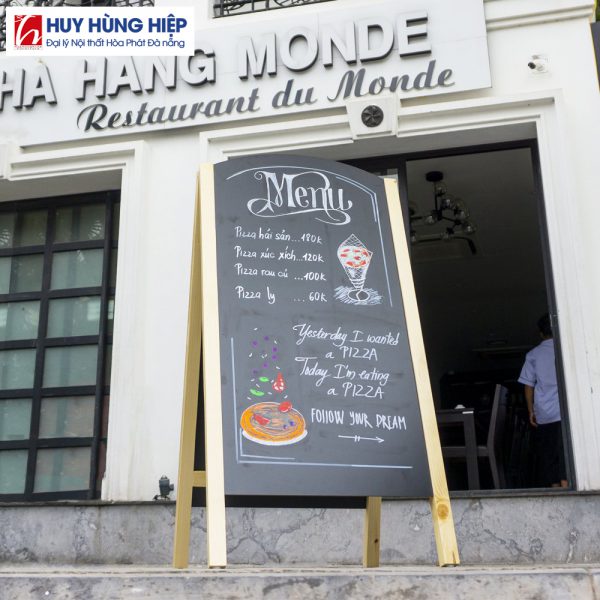 Bảng Menu hai mặt đứng SLIDE BIG - Hình ảnh 4