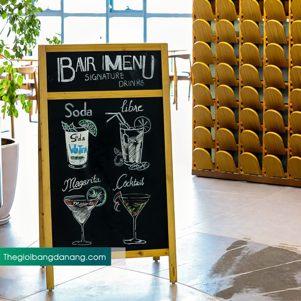 Bảng menu hai mặt đứng Cavanas - Hình ảnh 4