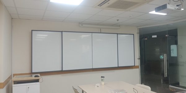 Bảng trượt ngang nguyên khối Mositech (SS03) Bảng Trắng kết hợp Tivi - Hình ảnh 3